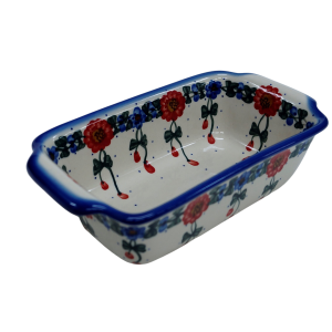 Forma ceramiczna z uszami do pieczenia chleba II (A181 D10)