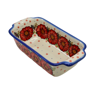 Forma ceramiczna z uszami do pieczenia chleba III (A182 D101)