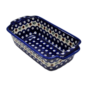 Forma ceramiczna z uszami do pieczenia chleba III (A182 D24)