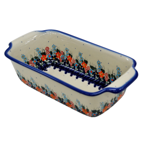 Forma ceramiczna z uszami do pieczenia chleba III (A182 D23)