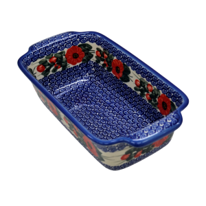 Forma ceramiczna z uszami do pieczenia chleba III (A182 D15)