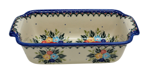 Forma ceramiczna z uszami do pieczenia chleba III (A182 D60)