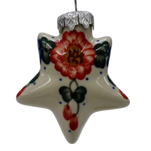 Bombka bolesławiecka GWIAZDKA (A489 D10)