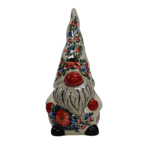 Figurka ceramiczna Krasnal Gnom Skrzat duży (A509 D28)  