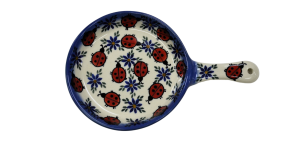 Patelnia bolesławiecka ceramiczna mała (A524 D18)                