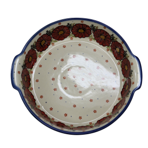 Półmisek ceramiczny okrągły z uszami (A525 D101)     