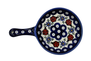 Patelnia bolesławiecka ceramiczna mała (A524 D105)        