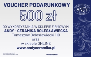 Bon podarunkowy / Voucher podarunkowy 500 zł