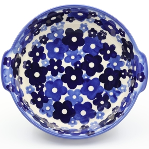Półmisek ceramiczny okrągły z uszami (A525 D126)   