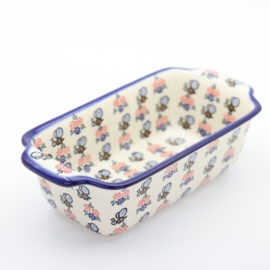Forma ceramiczna z uszami do pieczenia chleba III (A182 D2)