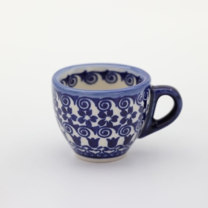 Filiżanka Bolesławiec do espresso 70 ml (A548 D25)  