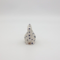 Kura ceramiczna figurka A280 D122 – ręcznie malowana ceramika bolesławiecka w tradycyjnym wzorze, dekoracyjna ozdoba stołu lub kuchni.