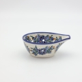 Durszlak / cedzak ceramiczny A506 D7 – ręcznie malowana ceramika bolesławiecka, praktyczny i dekoracyjny do odcedzania makaronu, warzyw i owoców.
