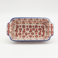 Forma ceramiczna z uszami do pieczenia chleba III – naczynie do domowego chleba.